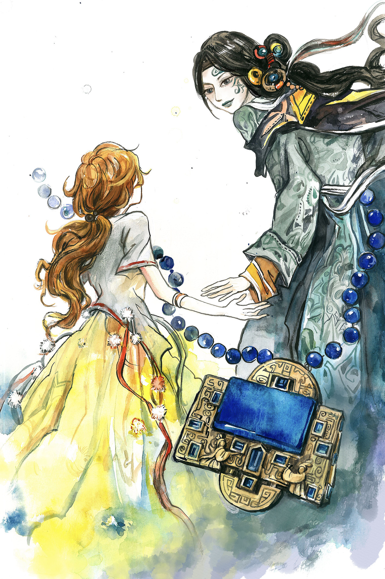 古风插画捌女将军