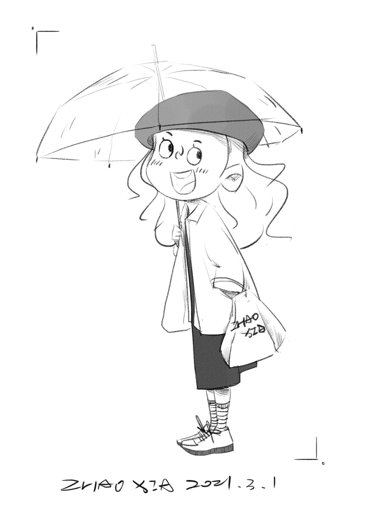 人物速写练习（图ZMjQ1OTMwOTMy） - 创作习作 - 站酷设计师朝霞123原创素材 - 站酷ZCOOL