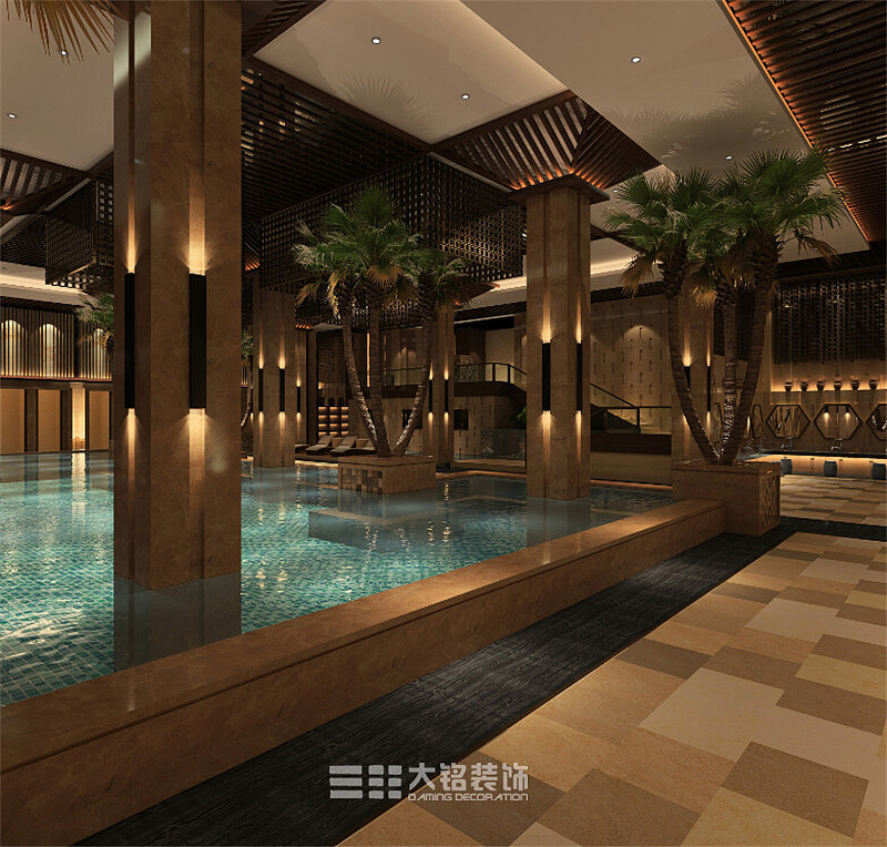 洗浴装修&洗浴酒店装修设计公司效果图&专业洗浴装饰公司