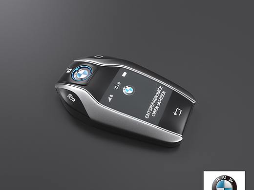 宝马全新电动钥匙