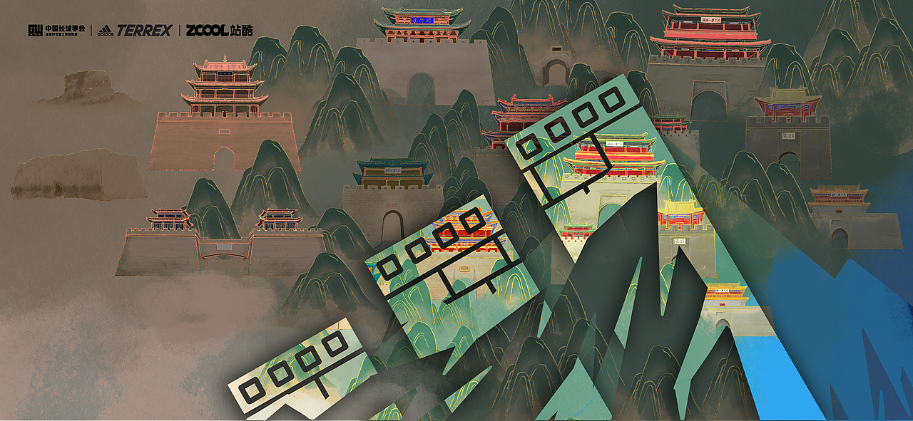 长城关（图ZMjczOTM1MTky） - 图案 - 站酷设计师younlhy原创素材 - 站酷ZCOOL