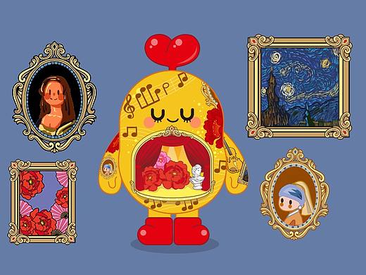 讓每個孩子心中都有一個藝術(shù)的舞臺（個人主頁-ZNjQ1ODc5MTI=） - IP形象 - 站酷設(shè)計師漫漫魚慢慢游原創(chuàng)素材 - 站酷ZCOOL