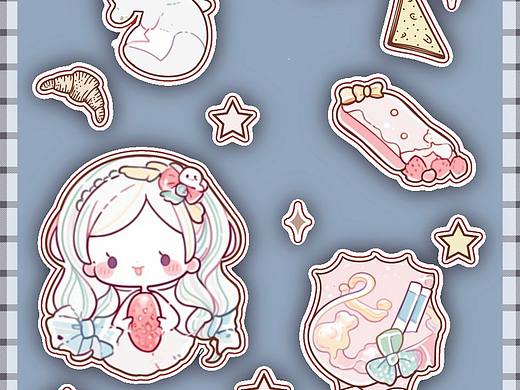 原创贴纸‖夏天薄荷糖