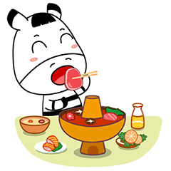 斑马君微信表情《买买买吃吃吃篇》