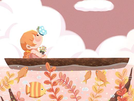 八月插图（个人主页-ZNTQ1Mzg3Mjg=） - 儿童插画 - 站酷设计师吉米吉米吉原创素材 - 站酷ZCOOL