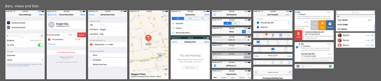 IOS 10原生控件(附下载psd)