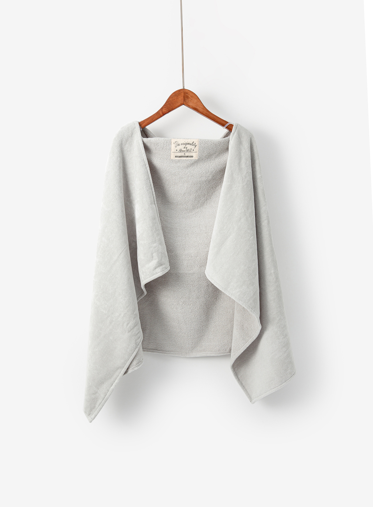 大象浴巾童装服装拍摄产品衣服白底图