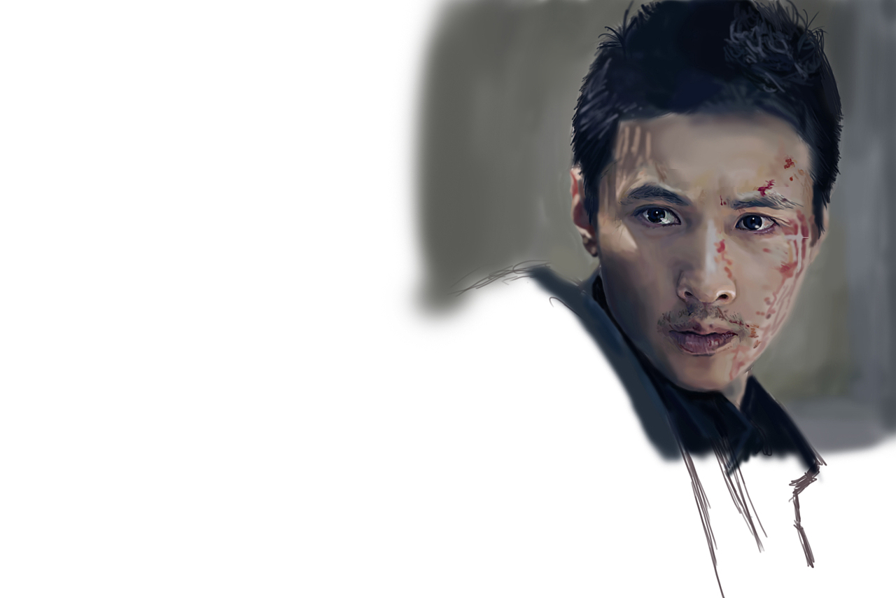 插画~韩国电影《大叔》场景~（图ZMjI1NjA0ODA=） - 商业插画 - 站酷设计师258141569原创素材 - 站酷ZCOOL