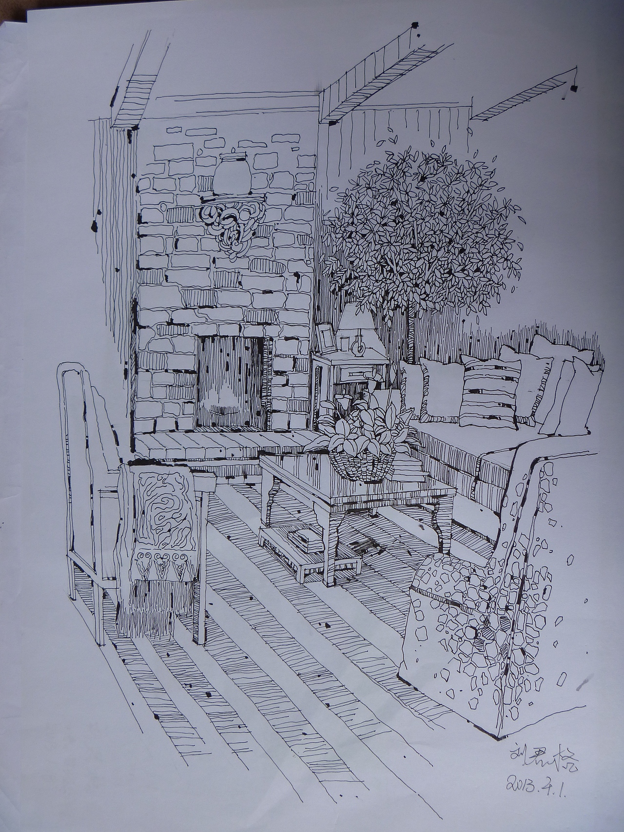 室内设计手绘（图ZODkwMDYzMg==） - 概念设定 - 站酷设计师liujunge刘君格原创素材 - 站酷ZCOOL