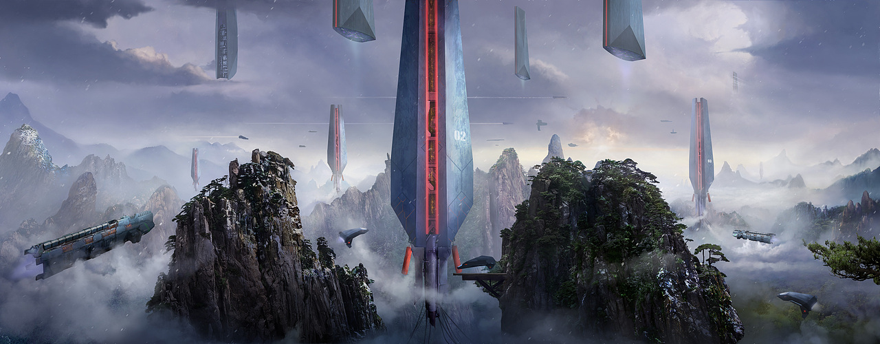 概念场景（图ZMjExNjI1Mjg0） - 概念设定 - 站酷设计师DONGLIN9126原创素材 - 站酷ZCOOL