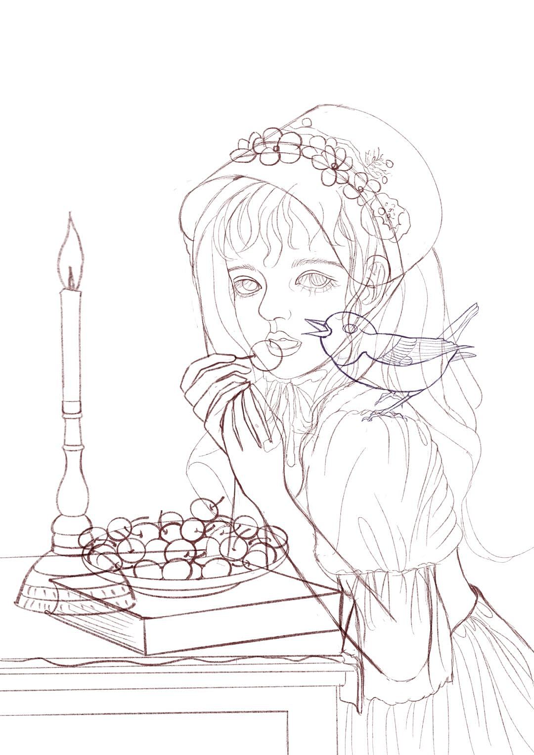 神农本草经。樱桃拟人