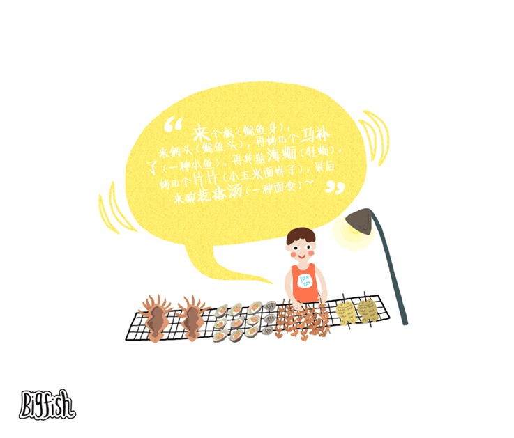 猫空烟台手绘明信片（图ZMjExMDYzNzY=） - 商业插画 - 站酷设计师Bigfish大鱼君原创素材 - 站酷ZCOOL