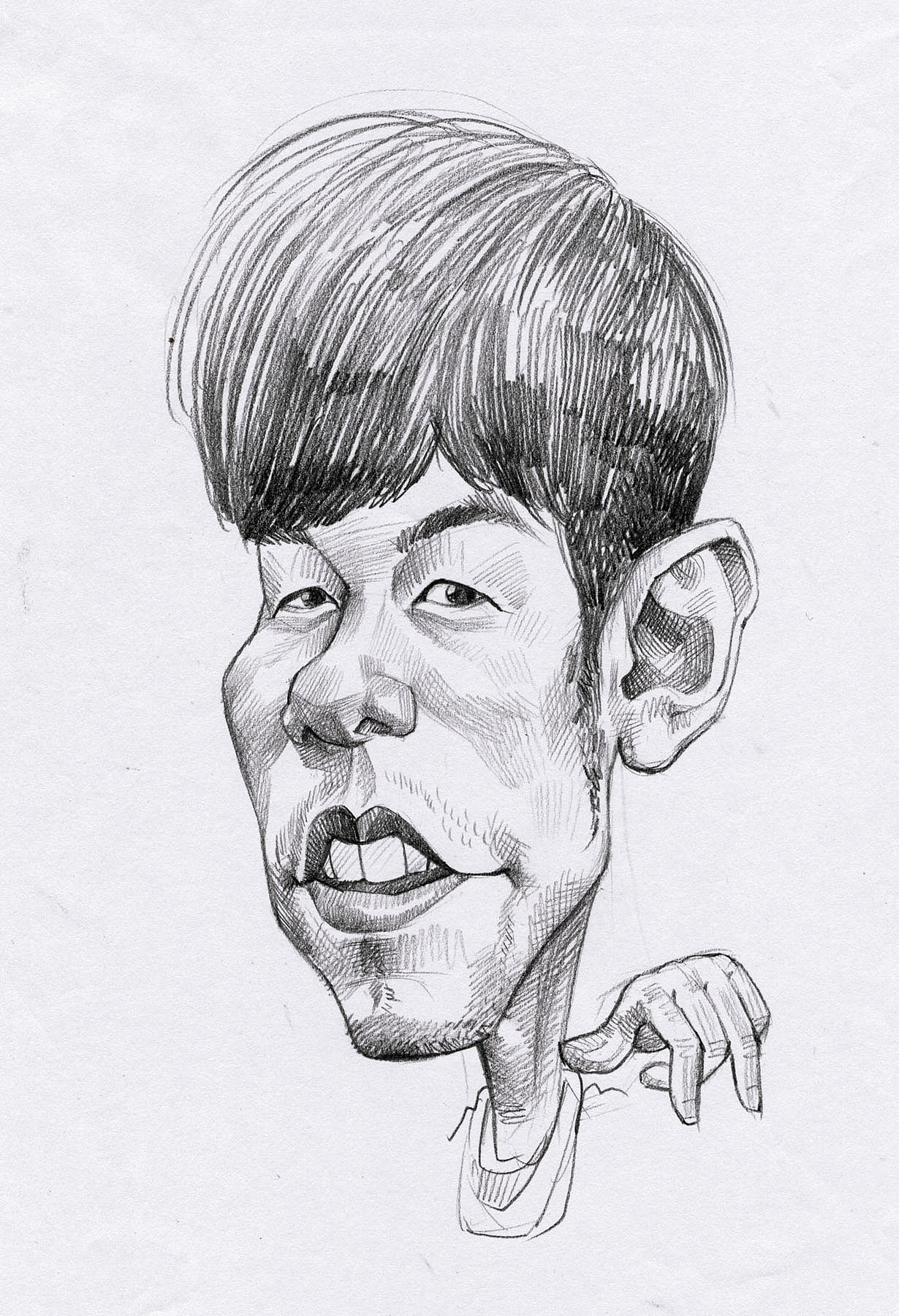 素描漫像 大叔漫画 似颜绘培训 肖像漫画培训 肖像漫画