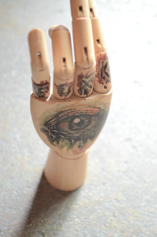 上大学的时候画了个手模，最近无意找到了（图ZMjkxMjI3NjQ=） - 其他 - 站酷设计师steel_sun原创素材 - 站酷ZCOOL