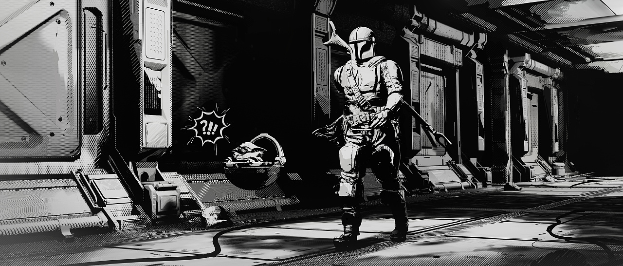 星球大战 曼达洛人2 同人图 漫画