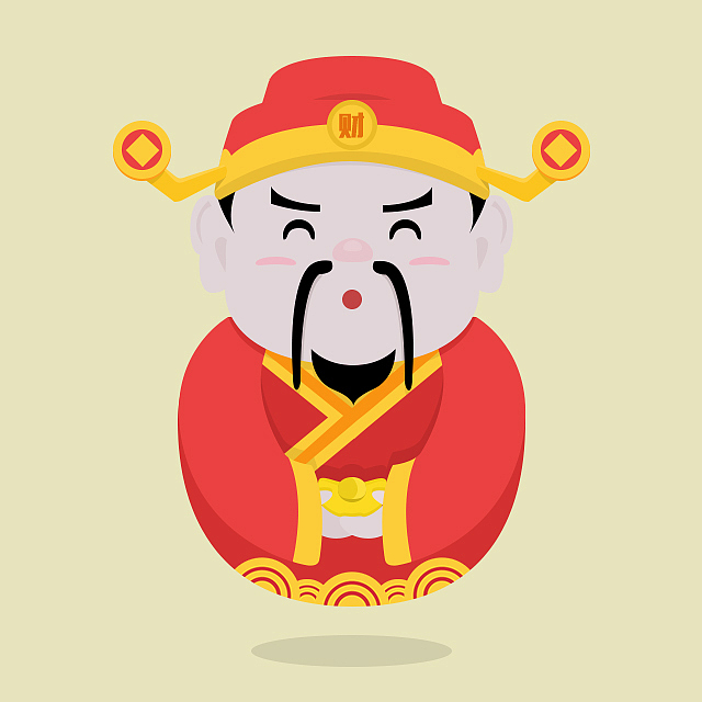 财神（图ZMjk5Njk0OTI=） - 商业插画 - 站酷设计师wuye_原创素材 - 站酷ZCOOL