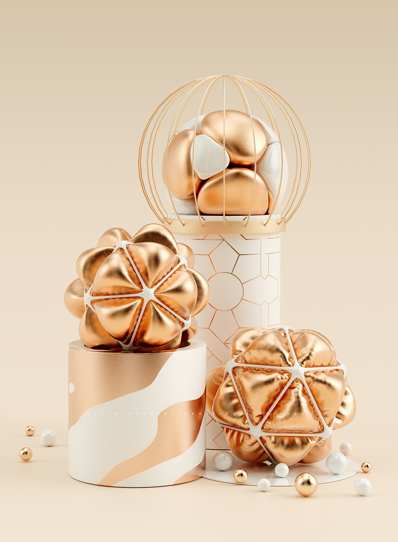 C4D创意场景_做着玩玩系列（一）（图ZMjQ3NzMzNjg4） - 场景 - 站酷设计师大耳朵牙原创素材 - 站酷ZCOOL