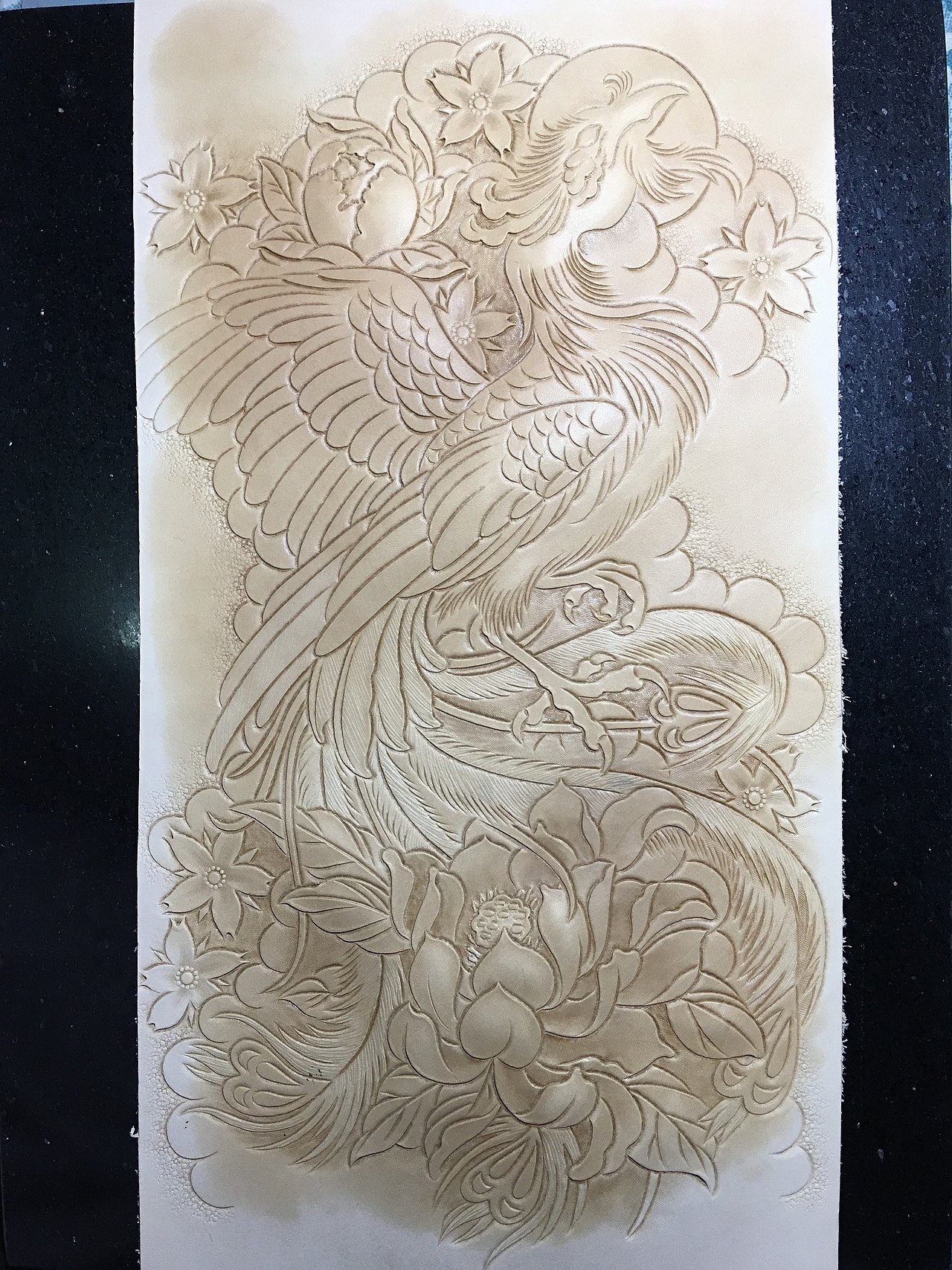 皮雕画—凤凰传奇