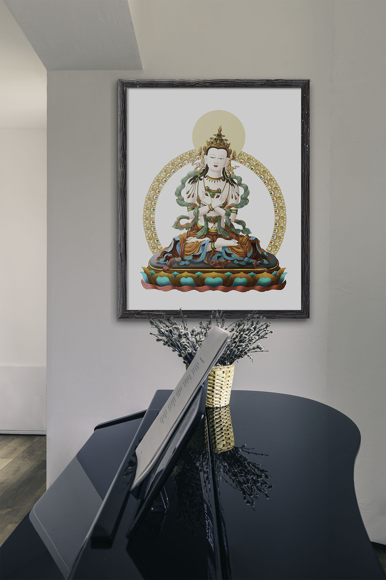 藏-次元唐卡风格（图ZMjIxMTc3Mzg4） - 绘画 - 站酷设计师才让君原创素材 - 站酷ZCOOL