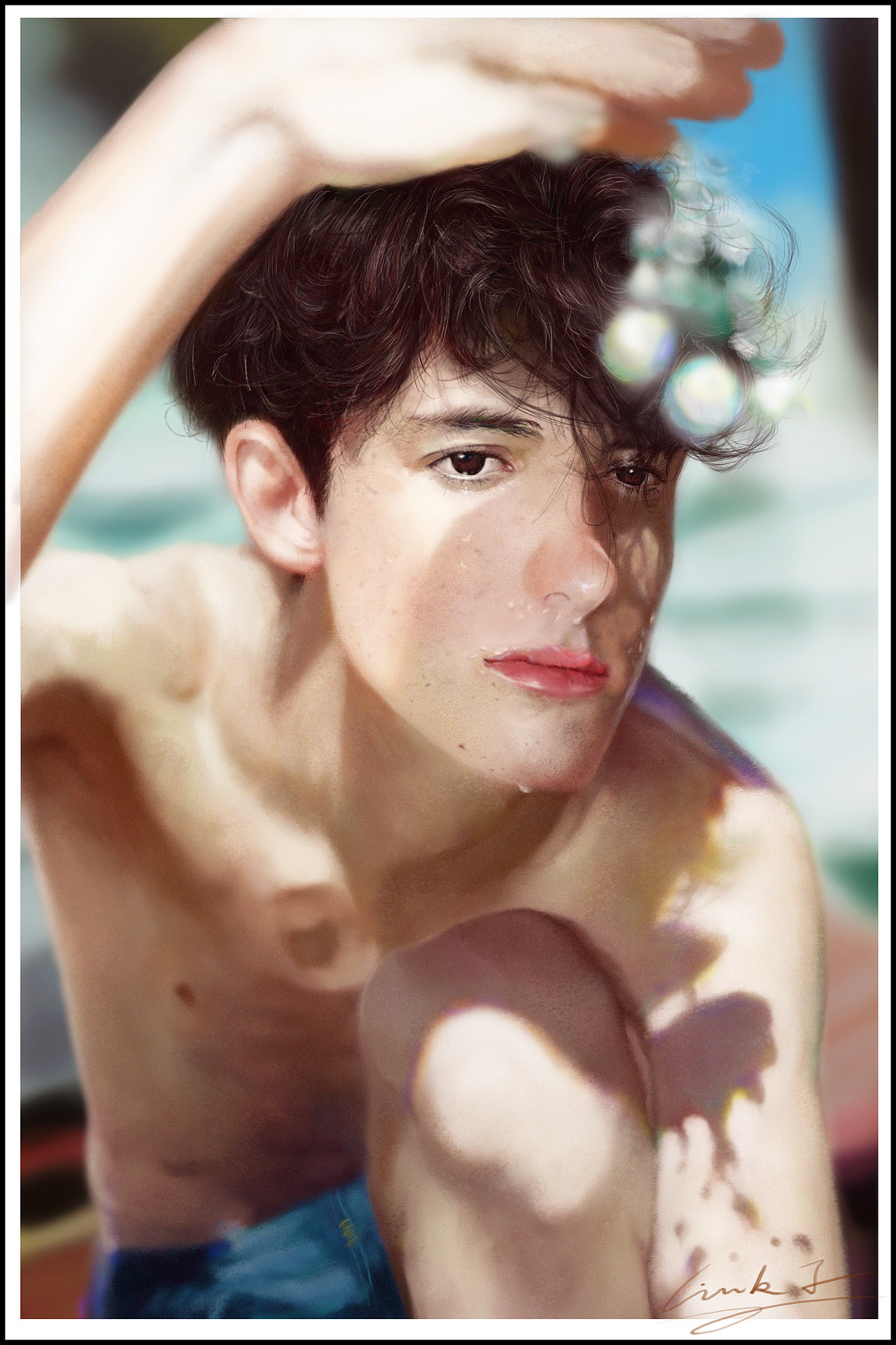 夏日（图ZMTY1MDg3MjUy） - 商业插画 - 站酷设计师克林布林克原创素材 - 站酷ZCOOL