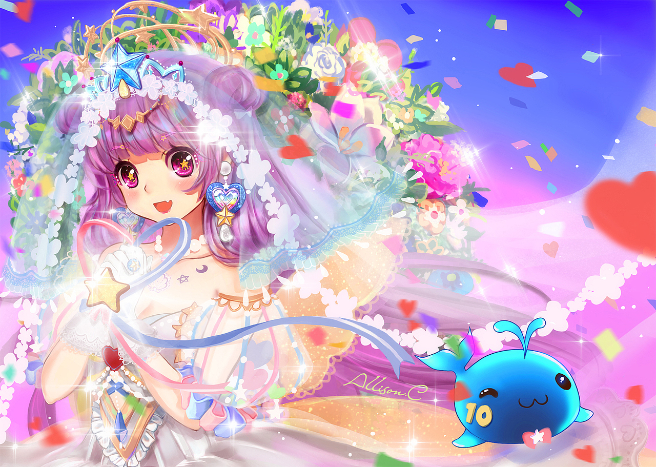 ✡花嫁姬 virgin road（图ZNzExNTE0MjA=） - 商业插画 - 站酷设计师AllisonC様原创素材 - 站酷ZCOOL