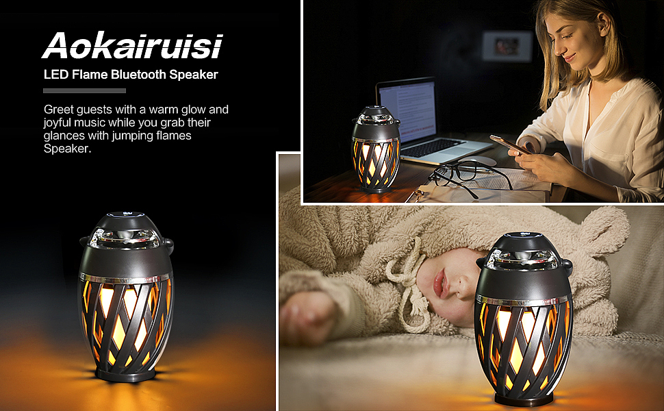 新款火焰音响灯