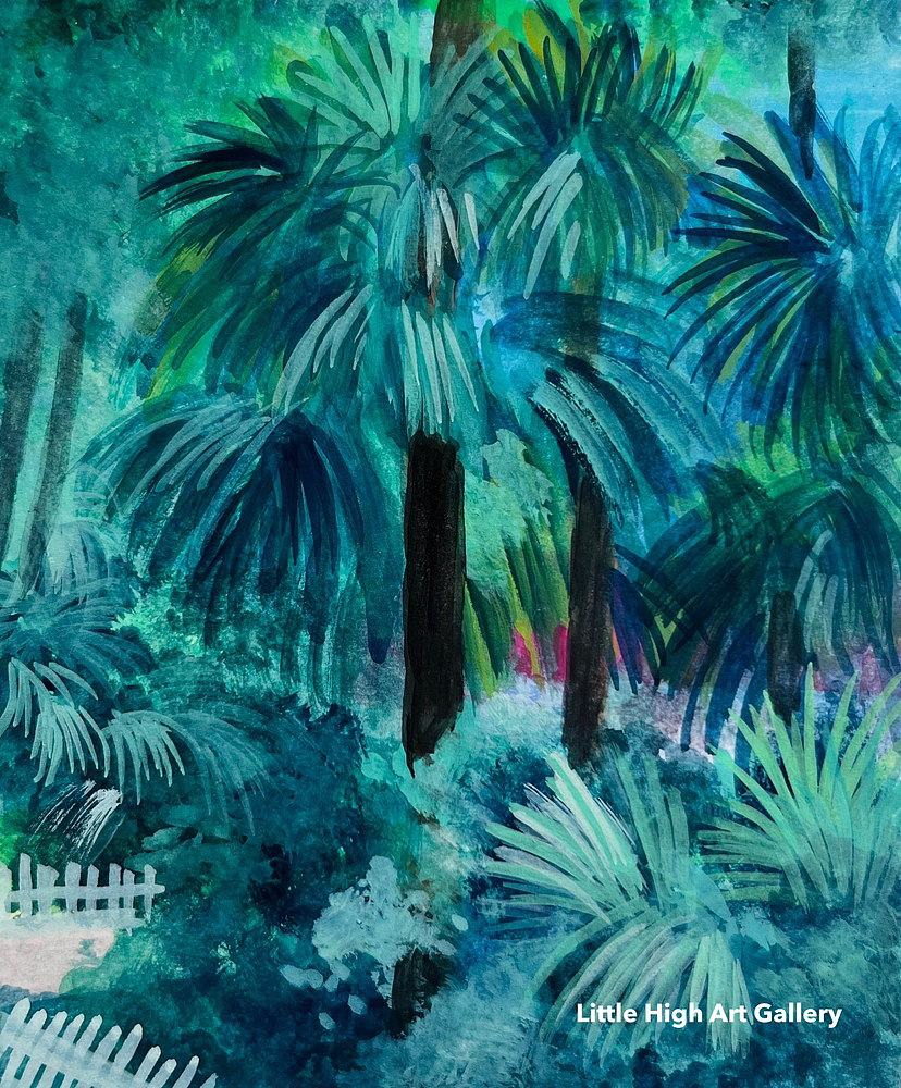 近期的不透明水彩