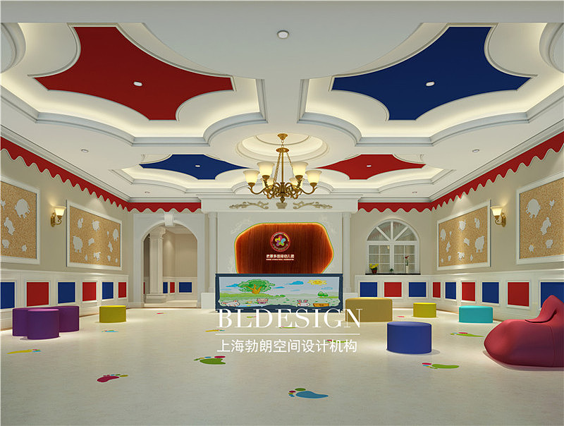 郑州国际幼儿园设计-郑州巴莱多国际幼儿园装修设计（图ZOTIwNjE0NjA=） - 家装设计 - 站酷设计师郑州幼儿园设计原创素材 - 站酷ZCOOL