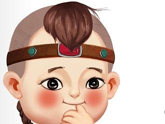 蒙古小孩