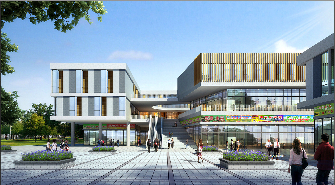 昆明社区超市设计/昆明农贸市场整体规划/菜市场规划