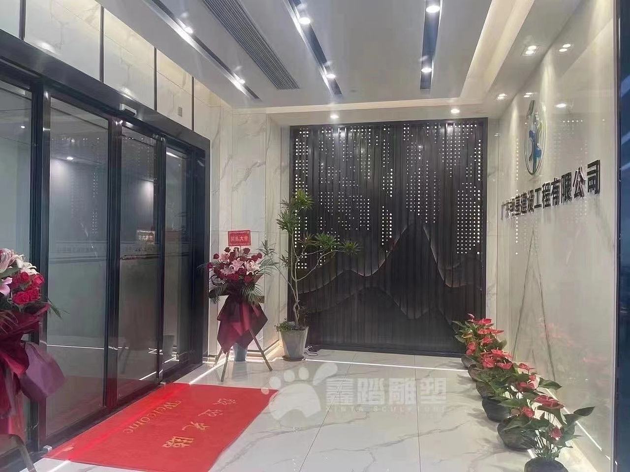 办公室设计古铜色系不锈钢艺术背景墙装修案例（图ZMjY2MTY4NzQ4） - 其他工业/产品 - 站酷设计师高端金属制品原创素材 - 站酷ZCOOL