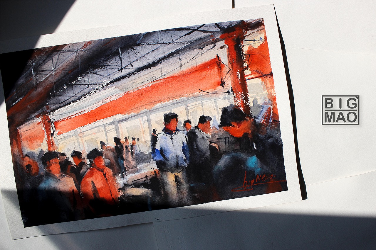 第四波-速涂合集带人物（图ZNzMyNTQ4NTY=） - 绘画 - 站酷设计师大猫爱看鱼原创素材 - 站酷ZCOOL