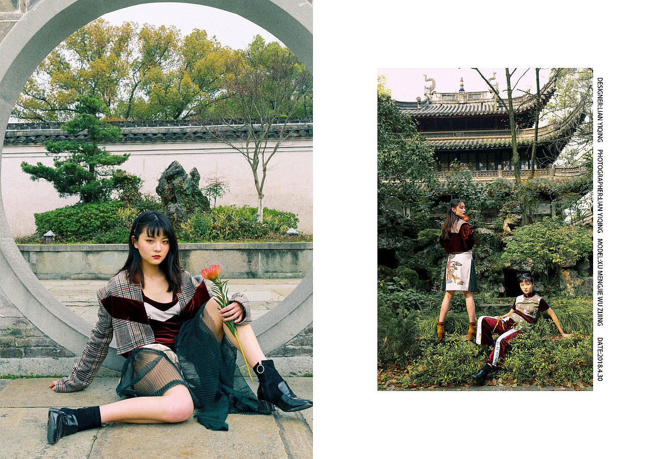 松风/服装系学生毕业设计/中国风摄影作品/国潮中国风