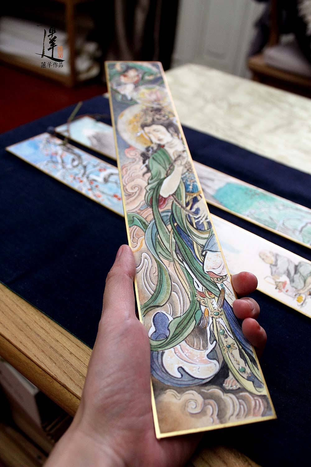 【从CG到手绘】竹笔、岩彩、水墨小实验（图ZMjIwNzcxODg=） - 绘画 - 站酷设计师莲羊原创素材 - 站酷ZCOOL