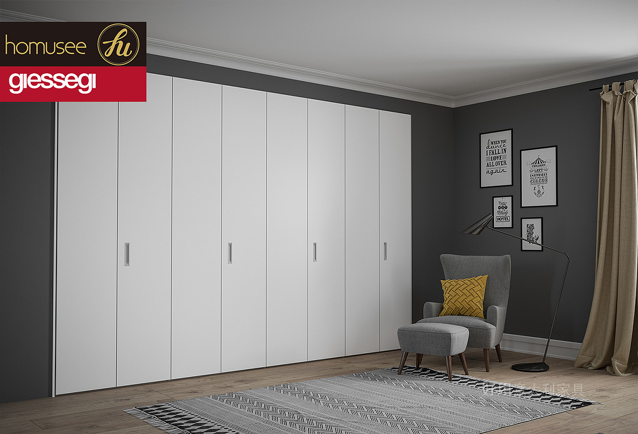 意大利GIESSEGI家具 Wardrobes全屋定制好用意大利家具（图ZMTk0MDQ1MTY0） - 生活用品 - 站酷设计师Homusee意大利原创素材 - 站酷ZCOOL