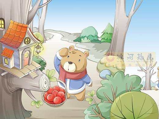 地方统编省编审定幼儿园教材绘本插画