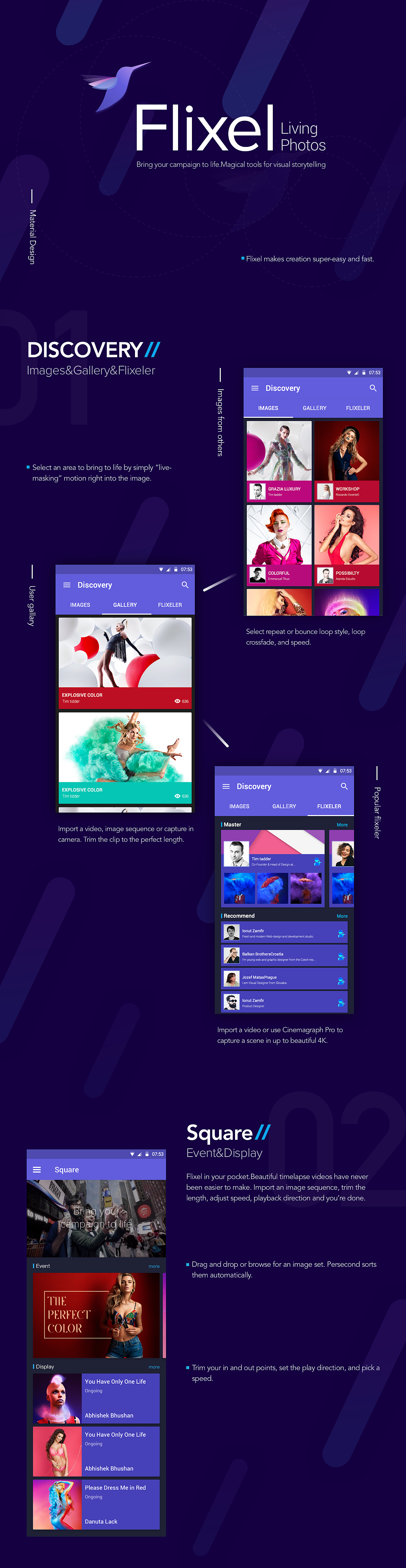 Flixel APP Design For Android（Material Design）（图ZNjc5MzU3NzI=） - APP界面 - 站酷设计师Peni原创素材 - 站酷ZCOOL