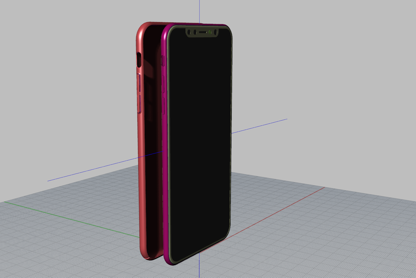 iphonex手机壳模型