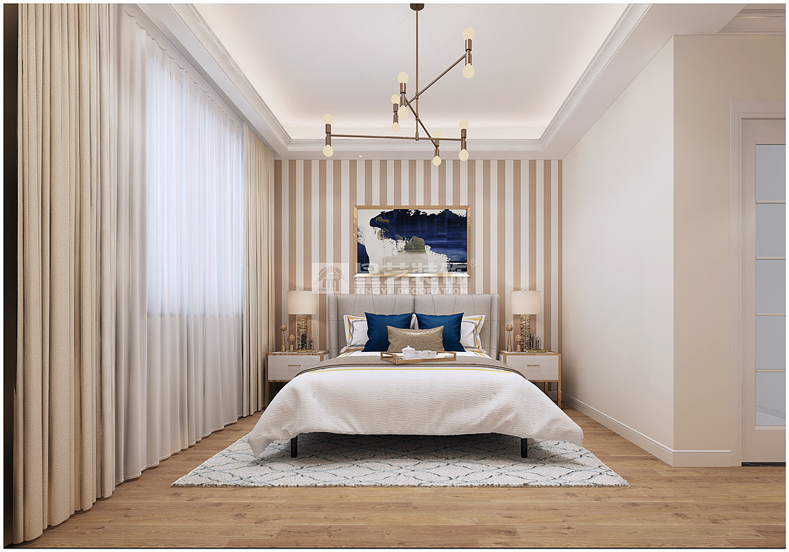 贵阳装修公司排名,现代风格装修设计效果图!客户是90后,在银行工作,这套房子作为婚房,对设计的要求就是实用、独特,让人一进门就耳目一新。平时工作忙碌,但对生活要求极高,我们经过详细沟通后,确认为现代风格,现代的简洁加以美式的舒适感,让业主回家,就卸下一天的疲惫,享受在家的惬意时光。
家中的声色不在于多,在于搭配。过多的颜色会给人以杂乱无章的感觉,在现代简约风格中多使用一些纯净的色调进行搭配,这样无论家具造型和空间布局,才会给人耳目一新的惊喜。<br>现代风格是比较流行的一种风格,追求时尚与潮流,非常注重居室空间的布局与使用功能的完美结合。