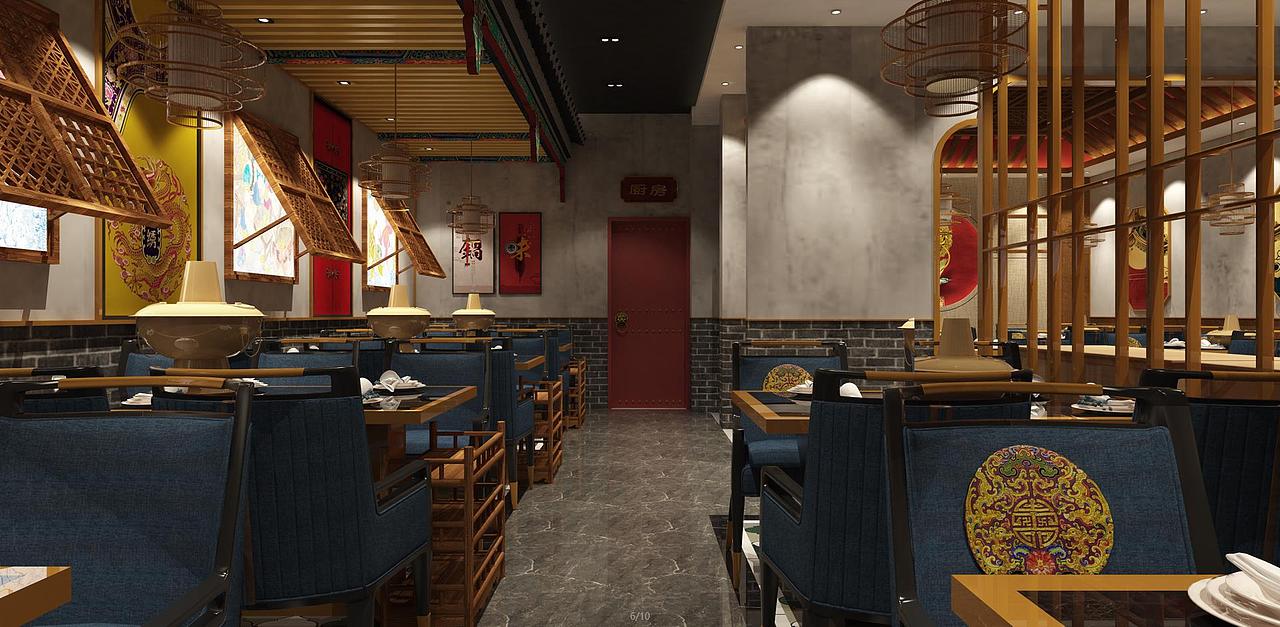 淄博主题餐厅设计装修火锅店设计装修特色火锅店设计（图ZMTc1NTg2NDE2） - 家装设计 - 站酷设计师集简设计原创素材 - 站酷ZCOOL