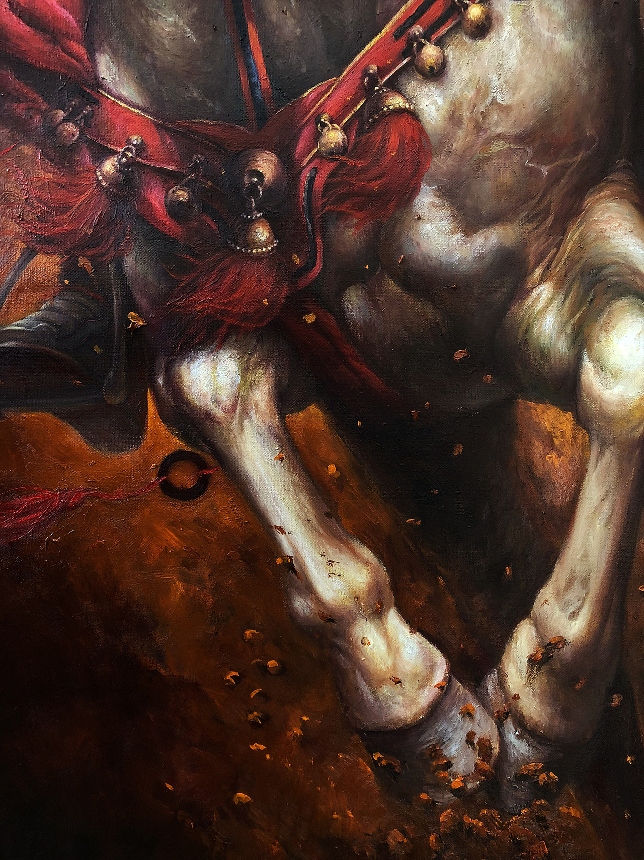 油画习作—《岳云》150x110cm