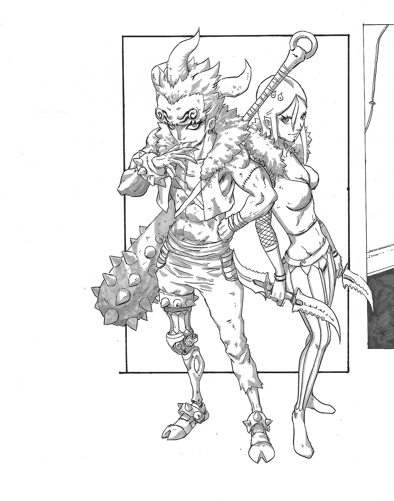 纯属自己练习和试试的心态练笔（图ZMTQzOTAwOTMy） - 单幅漫画 - 站酷设计师zbrush912原创素材 - 站酷ZCOOL