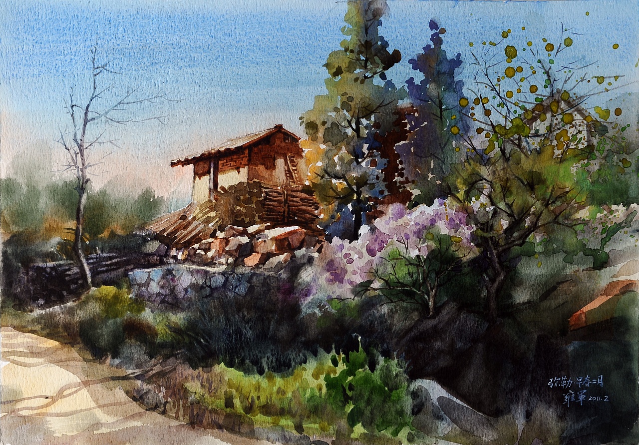 王雍军水彩画作品