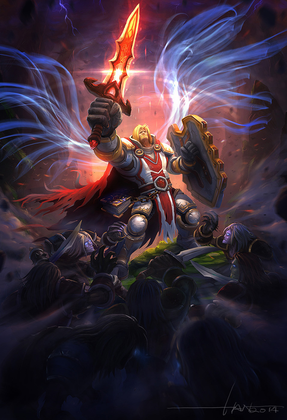 圣骑士|插画|概念设定|hanlingman_原创作品-站酷zcool