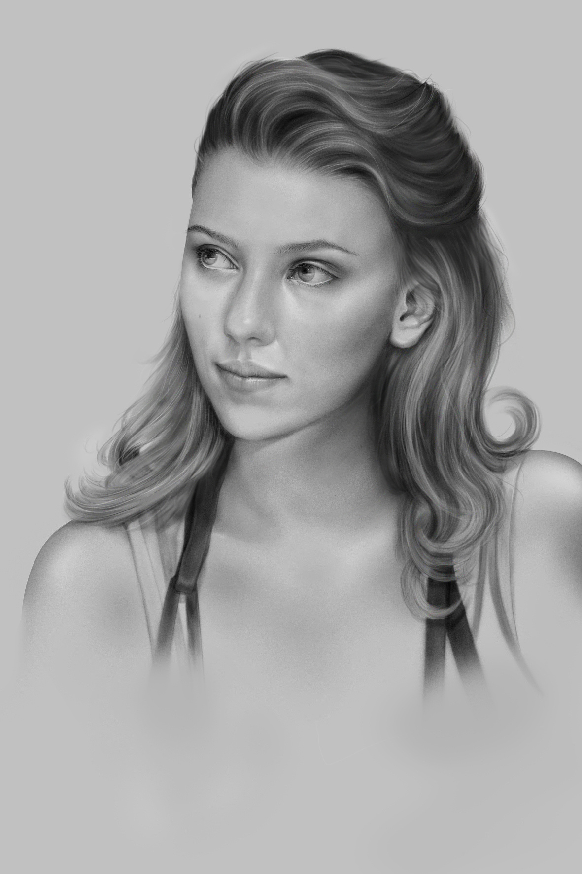 斯嘉丽肖像练习