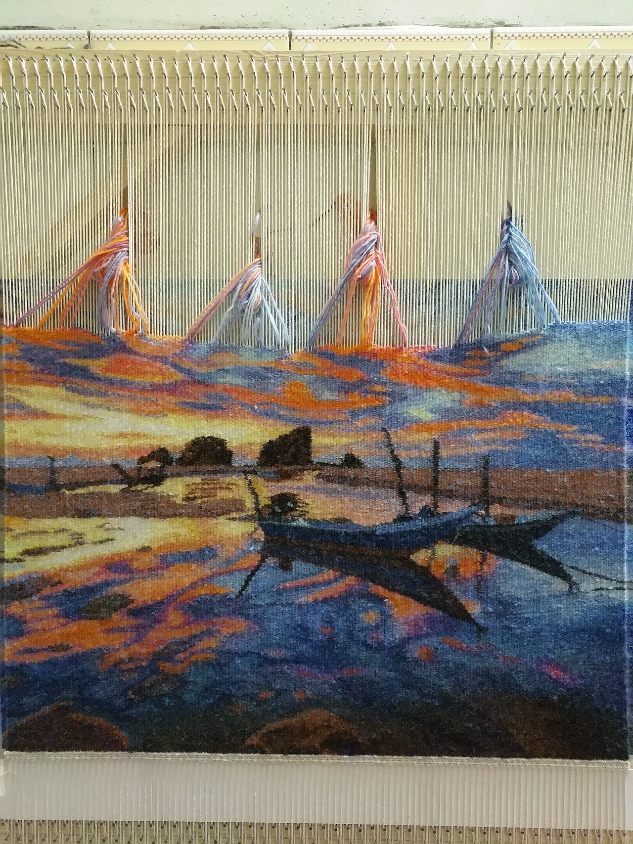 纤维艺术手工壁毯|手工艺|其他手工艺|苑葾199461_原创作品-站酷zcool