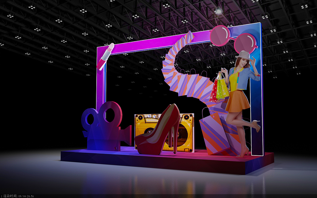 时尚 潮流 美陈dp点 商场布置