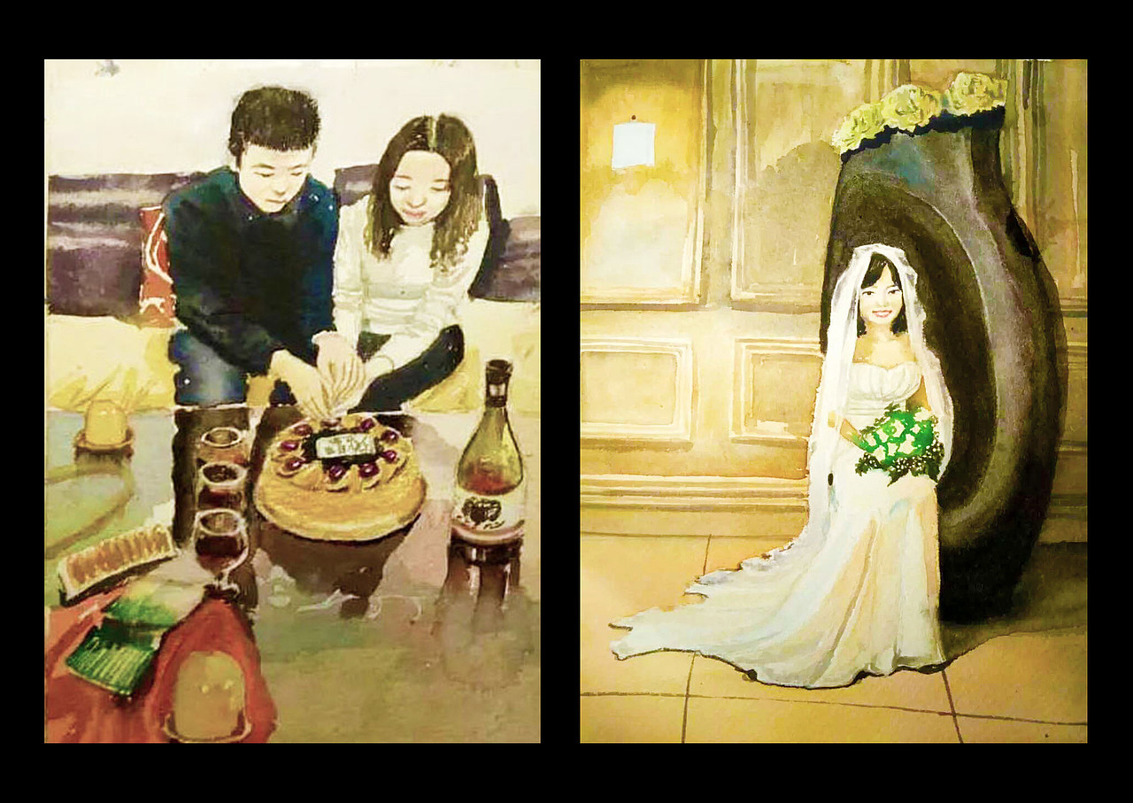 一些手绘水彩头像约稿（图ZNTUyNzUzODg=） - 商业插画 - 站酷设计师你好海燕子原创素材 - 站酷ZCOOL