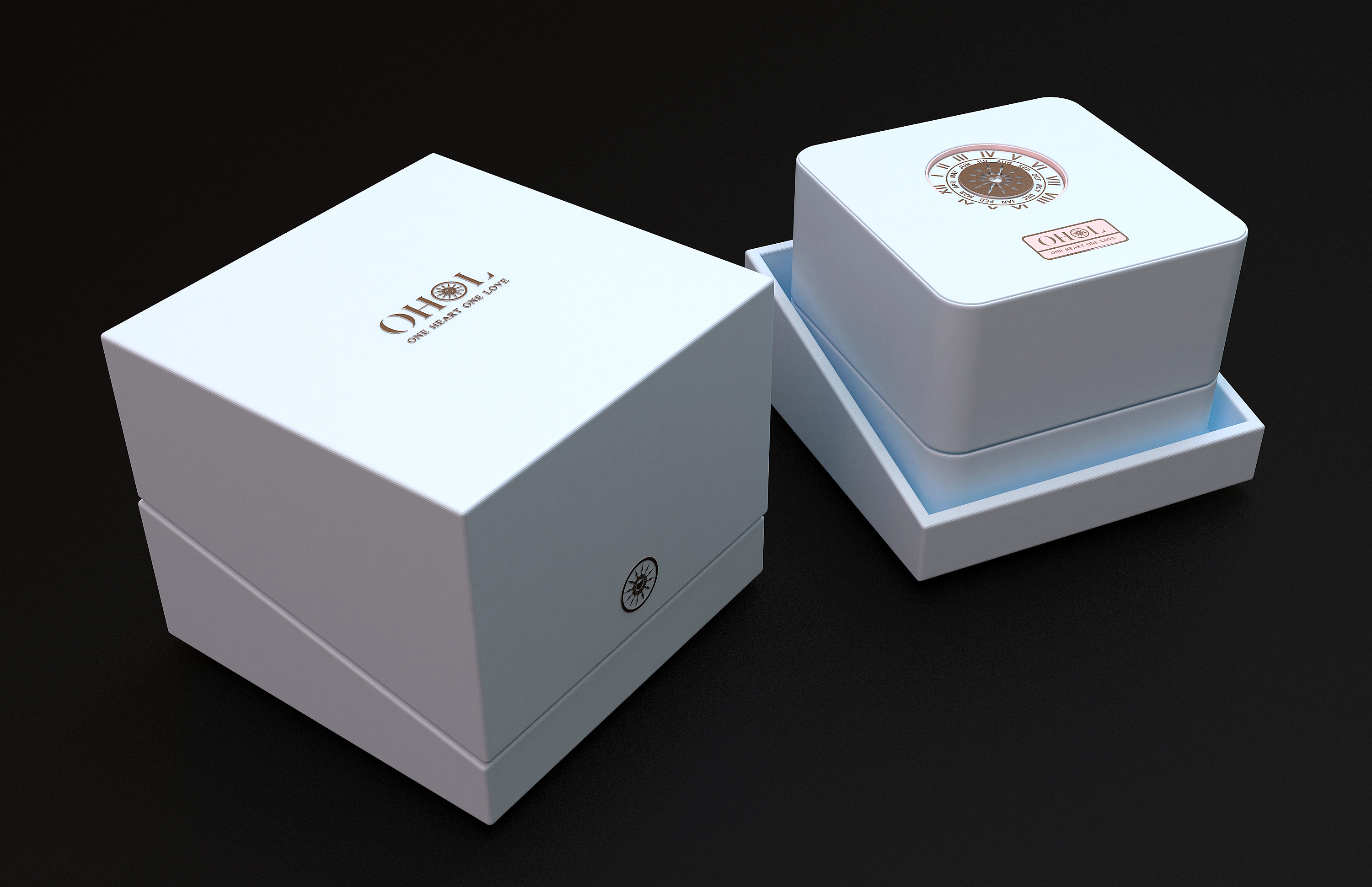 周六福珠宝首饰盒