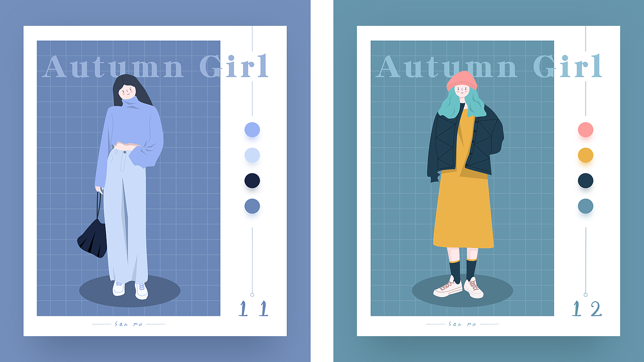 近期零碎插画（图ZMjQwMjEyMTAw） - 创作习作 - 站酷设计师三木C原创素材 - 站酷ZCOOL